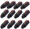 Lot de 12 prises jack mono femelles 6,35 mm pour microphone à montage sur panneau PCB 1/4 mono châssis connecteur audio