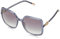 Furla Damen SFU536 Sunglasses, Hellblau, Transparent, 58