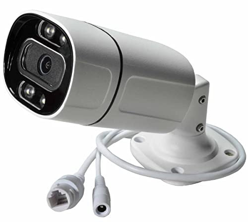 5MP Waterproof POE IP Camera Wide Angle 5MP IP Network Camera 5.0MP PoE IP Security Camera IR Infrared Black/white Night Vision (8MM)