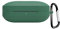 SEIAIYG Case for Oneplus Buds Pro 2, Lightweight Soft Silicone Shockproof Earphone Protective Case Cover with Carabiner for Oneplus Buds Pro 2 (Green)