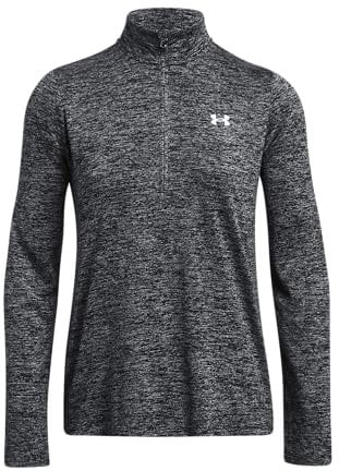 Under Armour Tech 1/2-Twist, T-shirt de sport confortable pour femme, T-Shirt manches longues avec col zippé