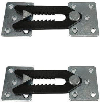 Möbelverbinder Tischverbinder Couchverbinder mit Krokodilklemme Sofaverbindung Möbelverbindung Steckverbinder Befestigung für Möbel 2 Stück