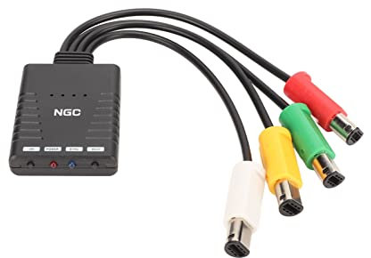 Controller-Adapter für Switch-PC, 4-in-1-Plug-and-Play-Adapter, Super Smash Bros.-Adapter für GC-Controller, Unterstützt Vibration, 180 cm Langes Kabel