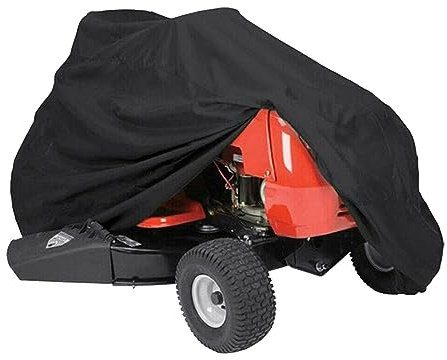 Abdeckung für Aufsitzrasenmäher, wasserdicht, strapazierfähig, Polyester, universell geeignet für 139,7 cm lange Rasenmäher Traktor