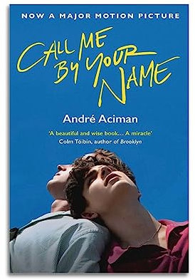 Filmposter Call Me by Your Name, Raumdekoration, Poster für Schlafzimmer, Wohnzimmer, Wände, 30 x 45 cm, ungerahmter Stil