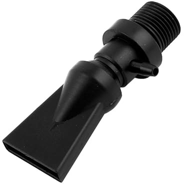 CAPASTEC Aquarium Nozzle Water Outlet,Plastic Aquarium Pump Duckbill Nozzle Water Outlet Return Pipe Plumbing for Aquarium Fish Tank(Black)