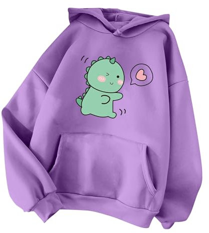 XTBFOOJ Schneeanzug Damen y2k t Shirt mädchen 11 Jahre Coole Sachen Tunika Damen Baumwollpullover Damen Granola Girl oace Yaya Damenmode