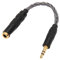 GOWENIC 4.4mm Balanced Male to 3.5mm Stereo Female Adapter Cord, Single Crystal Copper Wire Core, Gold Plated Connectors for Headphones, Cell Phones, Tablets (Cool Grey)