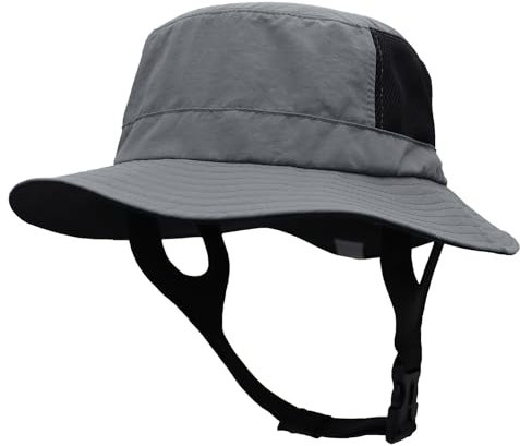 Qiantull Sombrero Unisex de Ala Boonie, Surf y Sol - Protección UV UPF50+, Ajustable, Plegable - Para Safari y Pescador