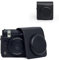 HIYQIN Protective Carry Case Compatible with Fujifilm Instax Mini 99 Instant Camera, Instax Mini 99 Retro Case/Cover with Adjustable Strap - Black