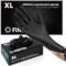 FINITEX Schwarz Einmalhandschuhe Nitril XL，100stk，5.0g/stk，Einmal Handschuhe Nitril Einweg Puderfrei Latexfrei einweghandschuhe Lebensmittelqualität Reinigung Medizinische Untersuchung, 5mil