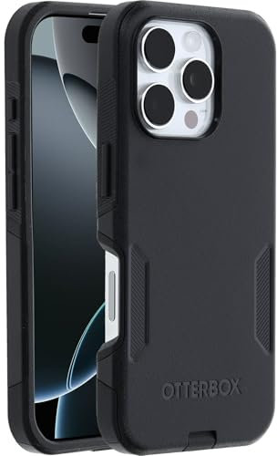 Otterbox Commuter Series MagSafe Case for iPhone 16 Pro Max, Shockproof, Drop proof, Rugged, Protective Case, 3x Tested to Military Standard, Black