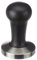 VIA CREMA Kaffee Tamper. Siebträger Tamper. Coffee Tamper Made in Italy. Kaffeemaschine Siebträger Zubehör (Black, 57 mm)