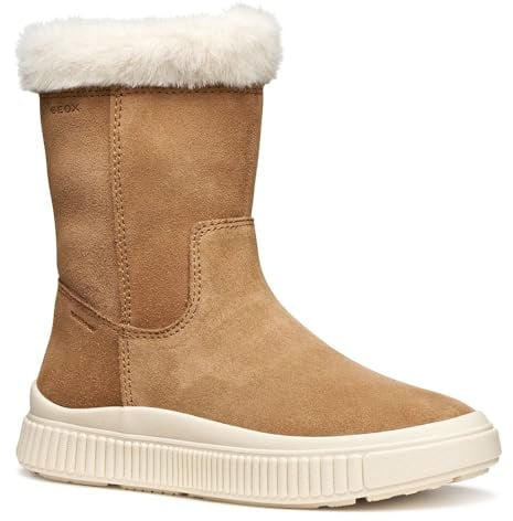 Geox Mädchen J Laquinny Girl WPF Knee High Boot