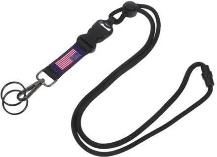 GETAJGHSD Schlüsselband Mit Usa-flagge, Patriotisches Schlüsselband, Breakaway-lanyards, Sicherheitskarten-lanyard, Verstellbares, Stabiles Rundkordel, Robustes, Handy-