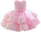 Miipat Vestito da Bambina Paillettes Tulle Senza Maniche Abito da Principessa per Bambina Ragazze in età Prescolare Vestiti da Festa Formali per Compleanni Matrimoni 80 12-18 Mesi