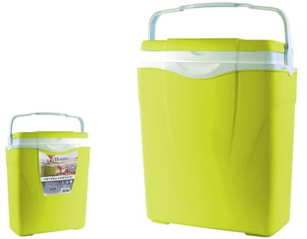 HERSIG - Nevera Portatil - Nevera Playa y Camping - Neveras Portatiles para Mantener Bebidas y Comidas Frías en Actividades al Aire Libre - Material Resistente y Fácil de Lavar - Verde 12 litros
