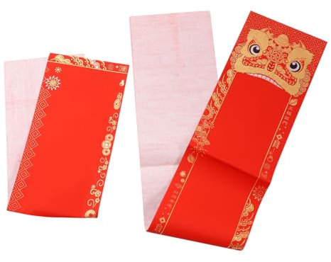 WEKAMOS 10ensembles Papier à Distique Vierge Pour Calligraphie Papier Xuan Pour Fête Du Printemps Chinois Lots