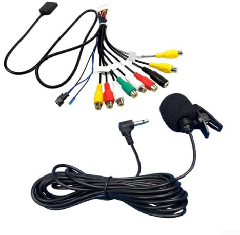 Adaptador de tarjeta SIM estéreo del coche 20Pin con el micrófono de 3.5m m para el cable de RCA del sistema multimedia de la navegación de Android