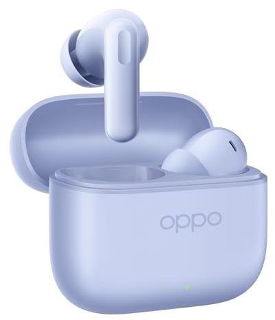 OPPO Enco Buds3 Pro True Wireless Earbuds, 54-hour Battery Life, 12.4mm Dynamic Driver Unit, Bluetooth 5.4, Touch Controls, Passive Noise Cancellation, Compatible with Android and iOS, IP55, Blue