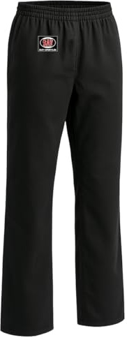 Baumwollhose Kick Pant Traditional Basic Karate Hose 8 UZ schwarz 100% Baumwolle Kampfsporthose Kickboxen Taekwondo Kung Fu Herren Damen Kinder (100)