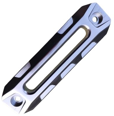 Clés en aluminium résistantes à la corrosion de 25,4 cm, idéales pour les câbles de treuil synthétiques tout-terrain, terrain, guide de câble de treuil synthétique