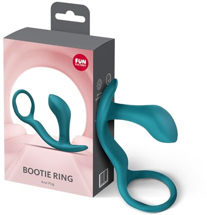 Fun Factory Bootie Ring | Analplug mit Penisring | Sexspielzeug für Männer | Prostatastimulation & mehr Ausdauer | 100 % wasserdicht | Sex Spielzeug für Paare | Erotik | Für Erwachsene