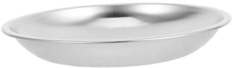SOIMISS Tea Bag Drip Tray Stainless Steel Round Saucer for Tea Bag Storage and Filtering Multipurpose for Kitchen and Office