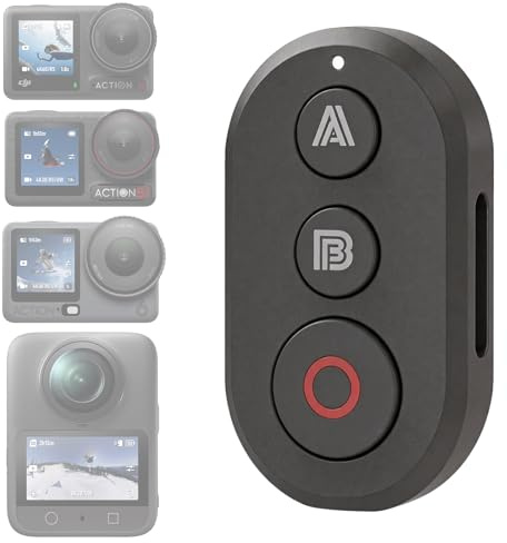 3T6B Bluetooth Fernbedienung für DJI OSMO 360/Action 6/5 Pro/4, 35m Reichweite, Lange Laufzeit, DJI Zubehör, Präzise Bewegungsverfolgung