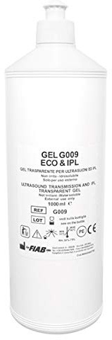 Gel conducteur neutre pour ultrasons, électrostimulation, infrarouge, 1000 ml