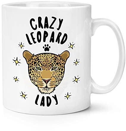 Crazy Leopard Lady 10oz Mug Cup