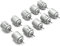 DollaTek 10Pcs DC Motor 140 Mini Elektromotor DC 3-5 V 6300 RPM für DIY Spielzeug
