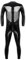 TiaoBug Damen Herren Langarm Shirts und lange Hose Einteiler wetlook Bodysuit Ganzkörperanzug Jumpsuit Leder Mesh Patchwork Overalls Clubwear Schwarz 3XL