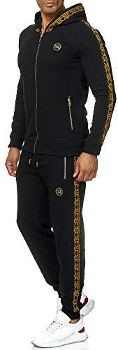 RED BRIDGE survêtement de sport pour hommes avec logo sur le devant et les côtés Noir