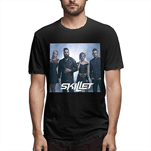 QIAOJIE Skillet Band Man T Shirts Casual Fashion Trend