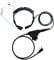 Caroo Tactical Throat Mic Headset Earpiece with U94 Tactical PTT Compatible for Baofeng UV-5R BF-888S BF-F8HP BF-F9 UV-82 UV-82HP UV-82C earpiece for Kenwood Walkie Talkies 2 Way Radio
