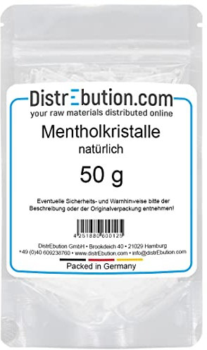Mentholkristalle aus 100% Minzöl 50g Sauna Aufguss reines Menthol intensiv und wohltuend