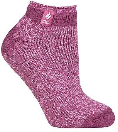 HEAT HOLDERS Damen Socken Kurz Warm Quarter Füßlinge Socken | Kurz Thermosocken Sneaker mit ABS