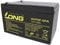 Long WP12-12A/F2 WP12-12A/F2 Batteria al Piombo 12 V 12 Ah Piombo-AGM (L x W x D) 151 x 98 x 98 mm Spina Piatta 6.35 mm