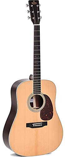 Sigma Guitars SDR-35 all-Solid Acoustic Guitar with Softshell Case
