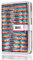 VIPbuy A5 Lined Refillable Diary with Combination Lock Pen Holder and Card Slots, DIY Reversible Sequin Personalised Journal Notebook for Women Girls Birthday Gifts (Rainbow to Silver)