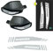BLACK DOVES GRAPHICS n.2 Adesivi compatibile con sostitutivo per moto BMW R 1200 GS e GS ADVENTURE (bianco-grigio)