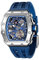 TSAR BOMBA Armbanduhr Herren Luxus Edelstahl Tonneau Großes Ziffernblatt Leuchtende Analog Armbanduhr Saphirglas Klassische männer Business Uhr 50M Wasserdicht automatik herrenuhr