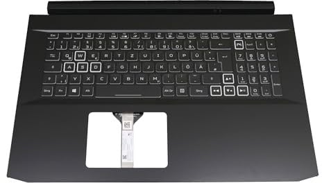 acer Nitro 5 (AN517-52) original Tastatur inkl. Topcase DE (deutsch) schwarz/schwarz mit Backlight