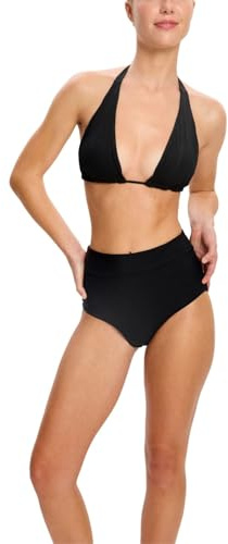 Modibodi Period Pants Swimwear high Waist Black Bikini Bottoms - Menstrual Underwear - Light-Moderate Flow
