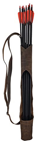 Valhalla Gear, Offener Köcher handgefertigt aus Vollnarbenleder - Bourbon Brown