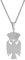 Halskette Mit Adler-Anhänger Der Republik Serbien – 316L Halskette Mit Flaggen-Anhänger Der Republik Serbien, Glänzender Hip-Hop-Vintage-Party-Schmuck, Modischer Karten-Anhänger-Schmuck, Grau, 6