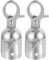 Angoily 2 Stück Seilendkappe 30 Mm Mit Haken Seilendanschlag Seilendstopper Aus Metall Seilbeschläge Haken Kordelstopper Endkappe Der Leitplankenschnur Hanfseil Zaunseil Kordon Anschließen
