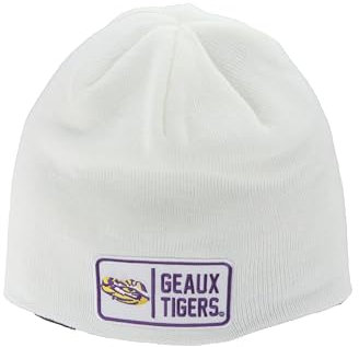 ZHATS NCAA Offiziell lizenziertes Beanie Edge Patch Defer White