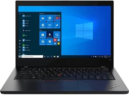 Lenovo ThinkPad L14, 14 Full HD Laptop - 1920 x 1080 - Intel Core i7 10th Gen, 16GB RAM, 512GB SSD, (4 Core) 2.80 GHz - Intel UHD Graphics, Windows 11 Pro - Black - (20X100GEUS) (Renewed)